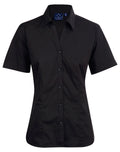Ladies Executive Short Sleeve Shirt | 120gsm Stretch Shirt with Custom Embroidery