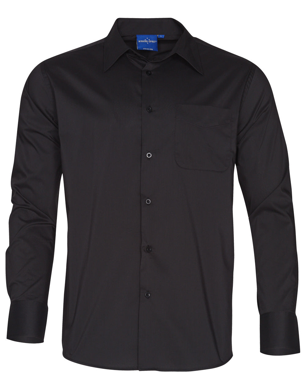 Mens Executive Long Sleeve Shirt | 120gsm Stretch Shirt with Custom Embroidery