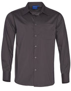 Mens Executive Long Sleeve Shirt | 120gsm Stretch Shirt with Custom Embroidery