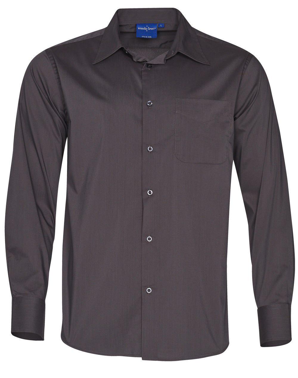 Mens Executive Long Sleeve Shirt | 120gsm Stretch Shirt with Custom Embroidery