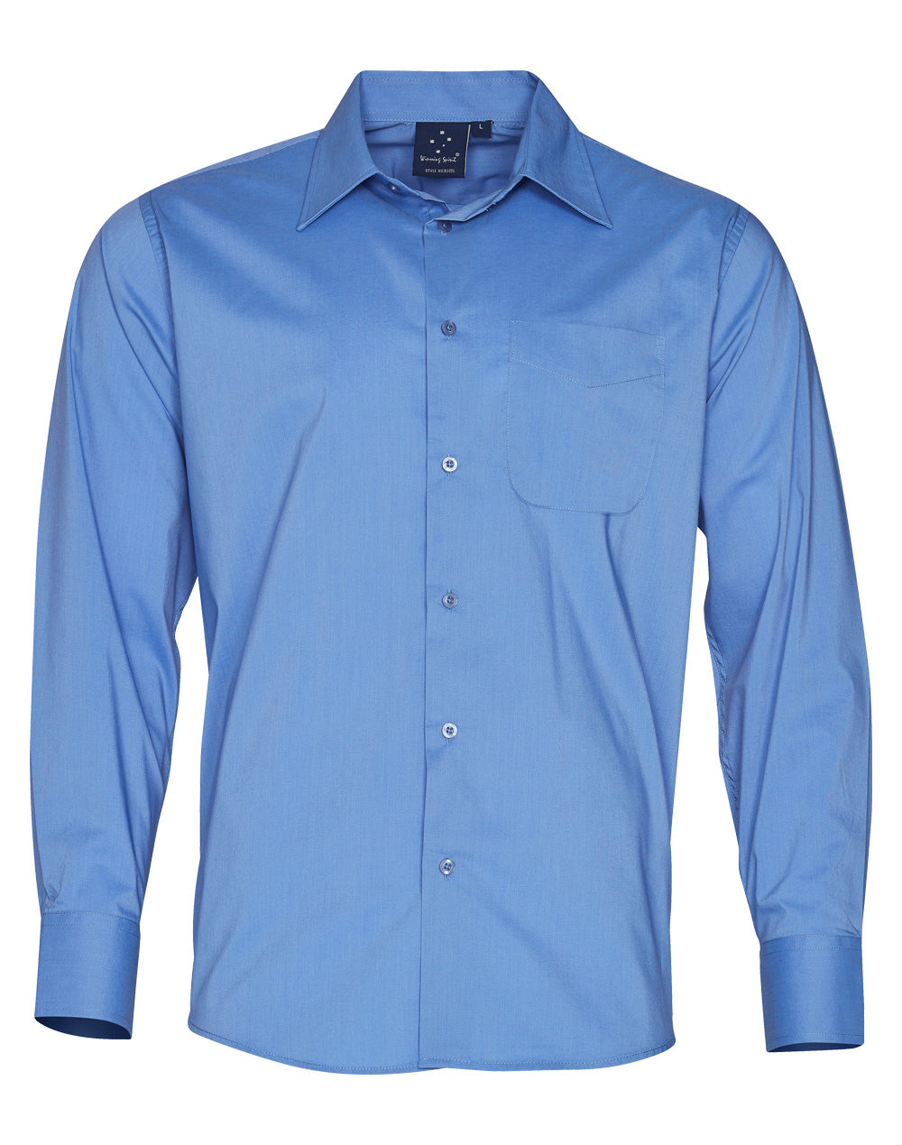 Mens Executive Long Sleeve Shirt | 120gsm Stretch Shirt with Custom Embroidery