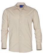Mens Executive Long Sleeve Shirt | 120gsm Stretch Shirt with Custom Embroidery