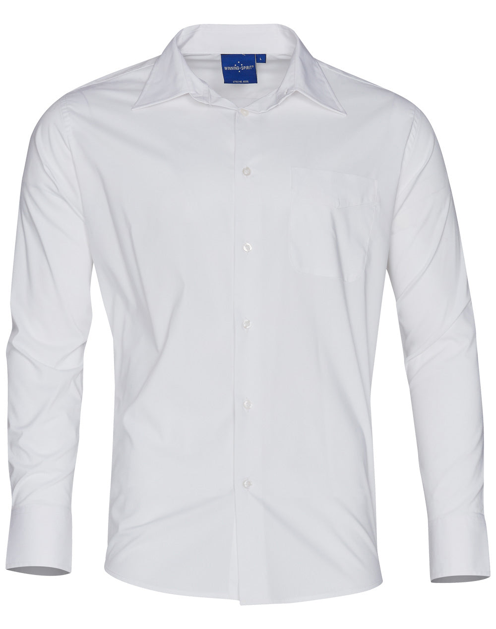 Mens Executive Long Sleeve Shirt | 120gsm Stretch Shirt with Custom Embroidery