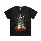 Graphic T-shirt - Kids & Adult Christmas Matching Tee (Tree & Gifts)