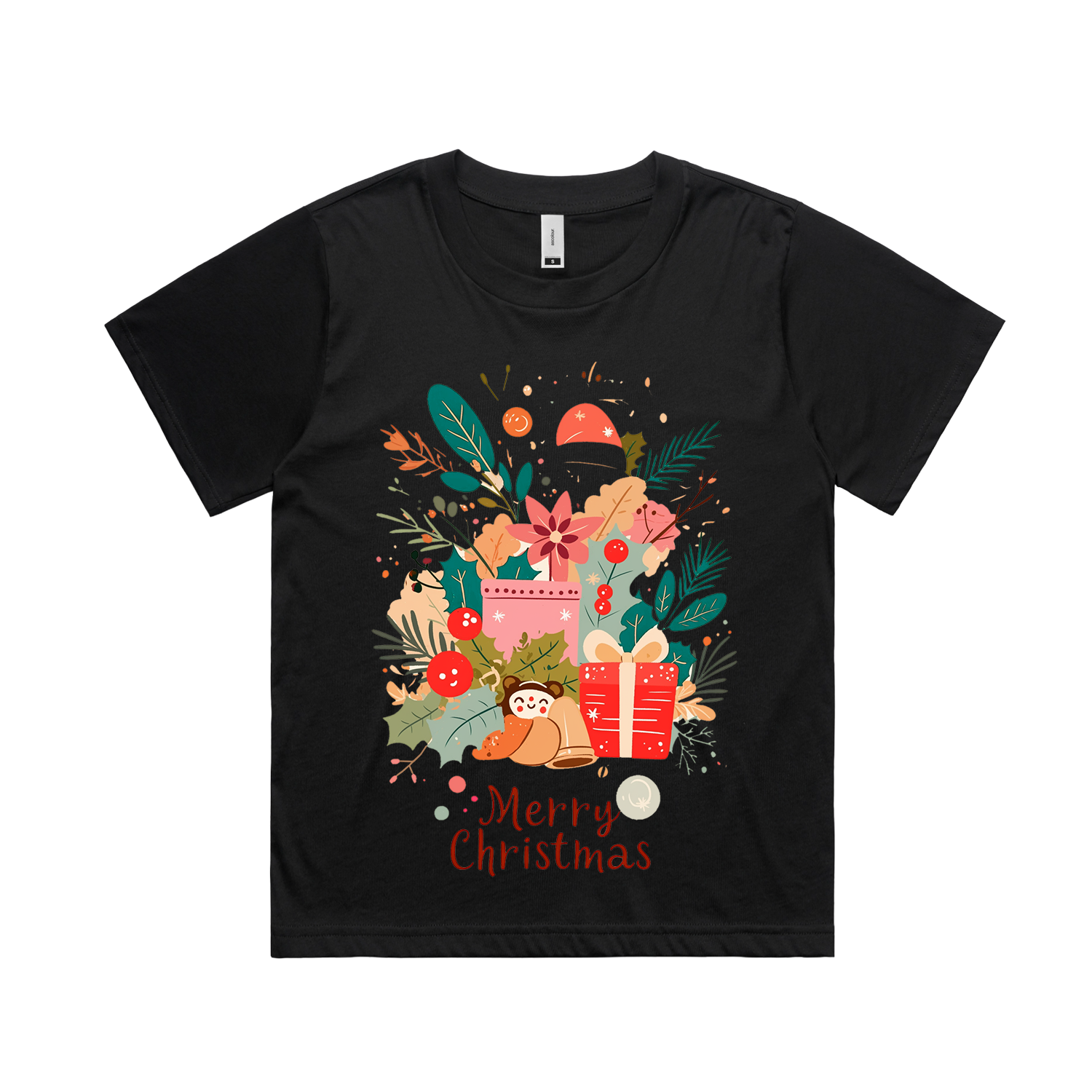 Graphic T-shirt - Kids & Adult Christmas Matching Tee (Nature-themed)