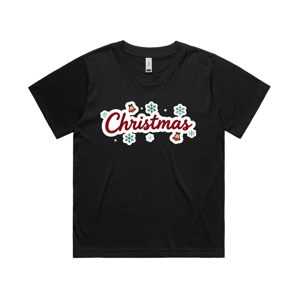 Graphic T-shirt - Kids & Adult Christmas Matching Tee (Classic Minimal)
