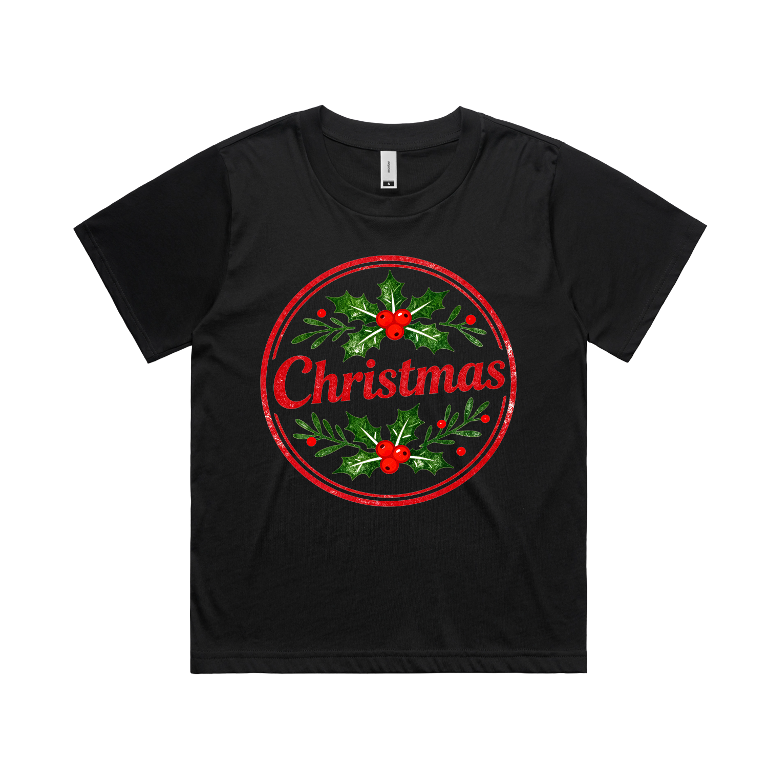 Graphic T-shirt - Kids & Adult Christmas Matching Tee (Wreath-style)