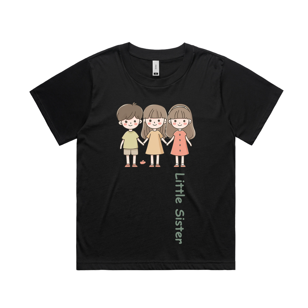 Graphic T-shirt - Siblings Matching Tee (Little Sister)