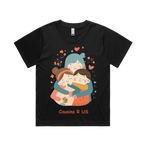 Graphic T-shirt - Brothers & Sisters Matching Tee (Cousins R US, text costomisable)