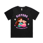 Graphic T-shirt - Sisters Matching Tee (Best Friends Forever)