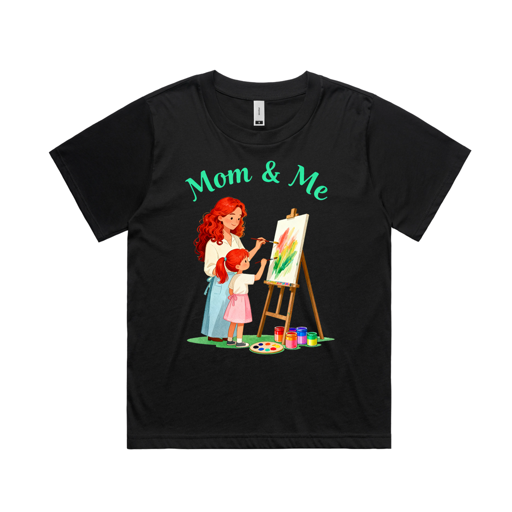 Graphic T-shirt - Painting Matching Tee (Mom & Me)