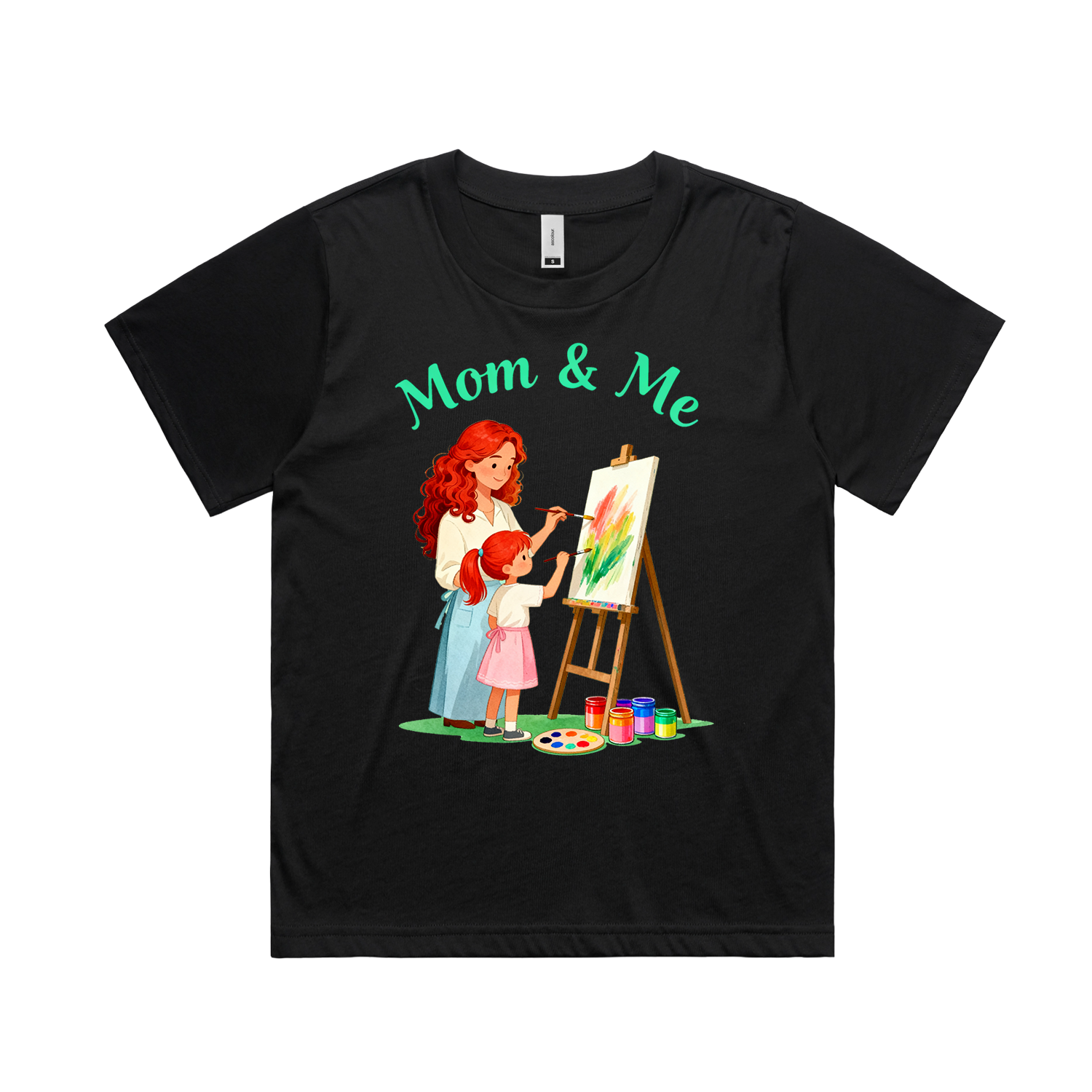 Graphic T-shirt - Painting Matching Tee (Mom & Me)