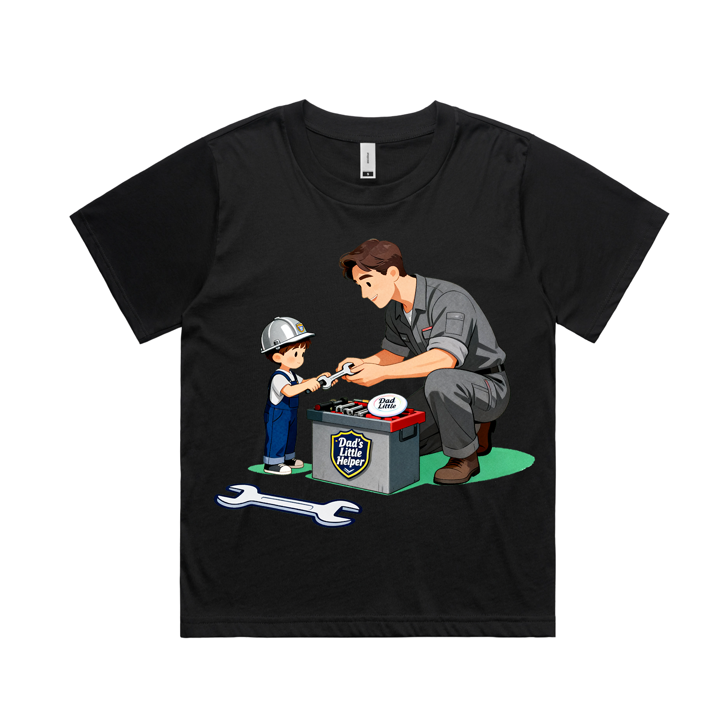 Graphic T-shirt - Dad & Me Matching Tee (Dad's Little Helper)