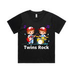 Graphic T-shirt - Twins Matching Tee (Twins Rock)