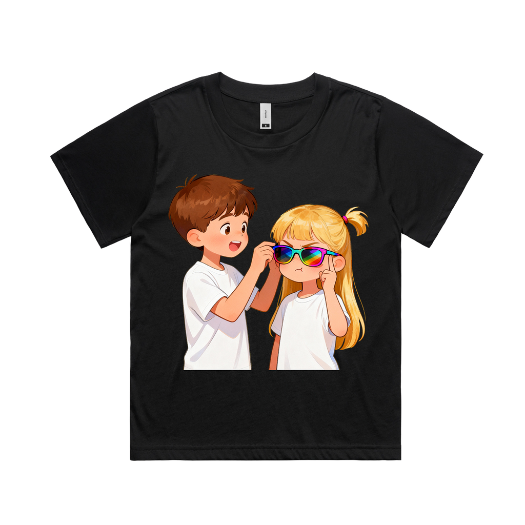Graphic T-shirt - Twins Matching Tee (Brother & Sister)