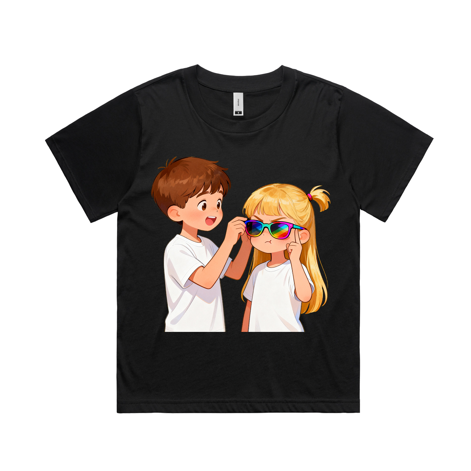 Graphic T-shirt - Twins Matching Tee (Brother & Sister)