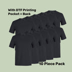 Cotton T-Shirt Pack (5 or 10) – Special Offer | Quality Tee with Custom Printing