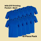 Cotton T-Shirt Pack (5 or 10) – Special Offer | Quality Tee with Custom Printing