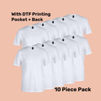 Cotton T-Shirt Pack (5 or 10) – Special Offer | Quality Tee with Custom Printing
