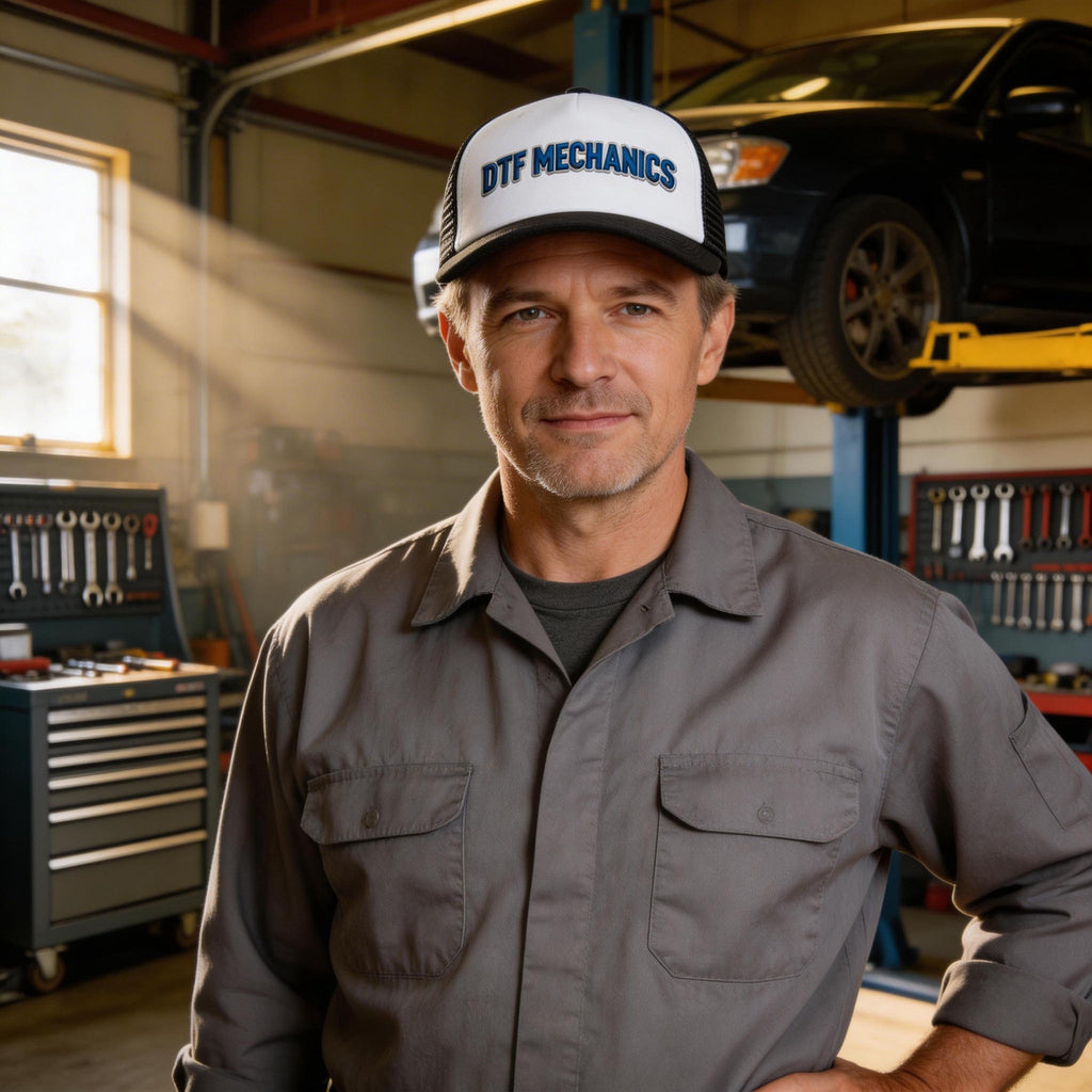 Padded Contrast Trucker Cap – Custom Printing/Embroidery