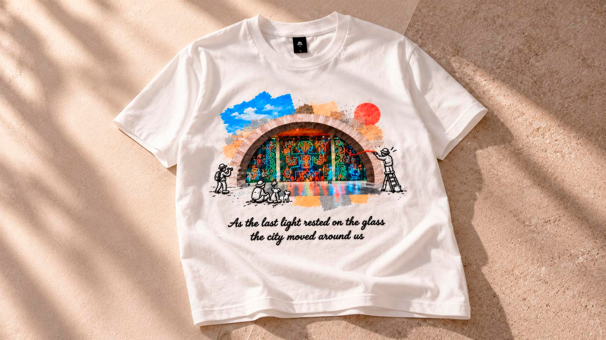 Custom Art Tee — Embroidery × Print