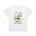 Graphic T-shirt - Kids & Adult Christmas Matching Tee (Animal Family)