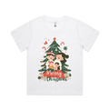 Graphic T-shirt - Kids & Adult Christmas Matching Tee (Tree & Lights)