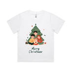 Graphic T-shirt - Kids & Adult Christmas Matching Tee (Family 4 & Tree)