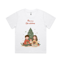 Graphic T-shirt - Kids & Adult Christmas Matching Tee (Family 3 & Tree)