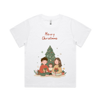 Graphic T-shirt - Kids & Adult Christmas Matching Tee (Family 3 & Tree)