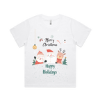 Graphic T-shirt - Kids & Adult Christmas Matching Tee (Santa, Snowman & Reindeer)