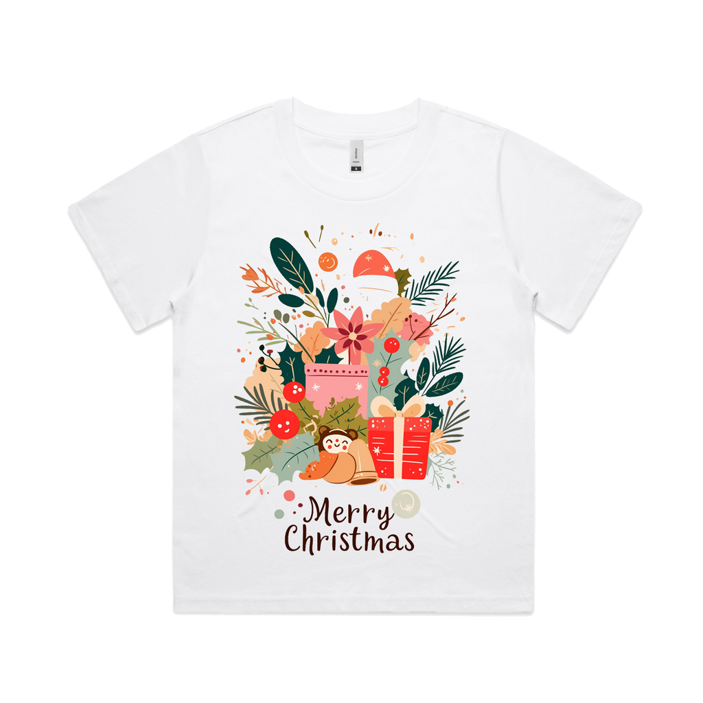 Graphic T-shirt - Kids & Adult Christmas Matching Tee (Nature-themed)