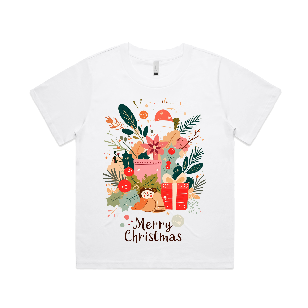 Graphic T-shirt - Kids & Adult Christmas Matching Tee (Nature-themed)