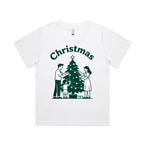 Graphic T-shirt - Kids & Adult Christmas Matching Tee (Minimal Tree)