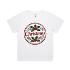 Graphic T-shirt - Kids & Adult Christmas Matching Tee (Wreath-style)