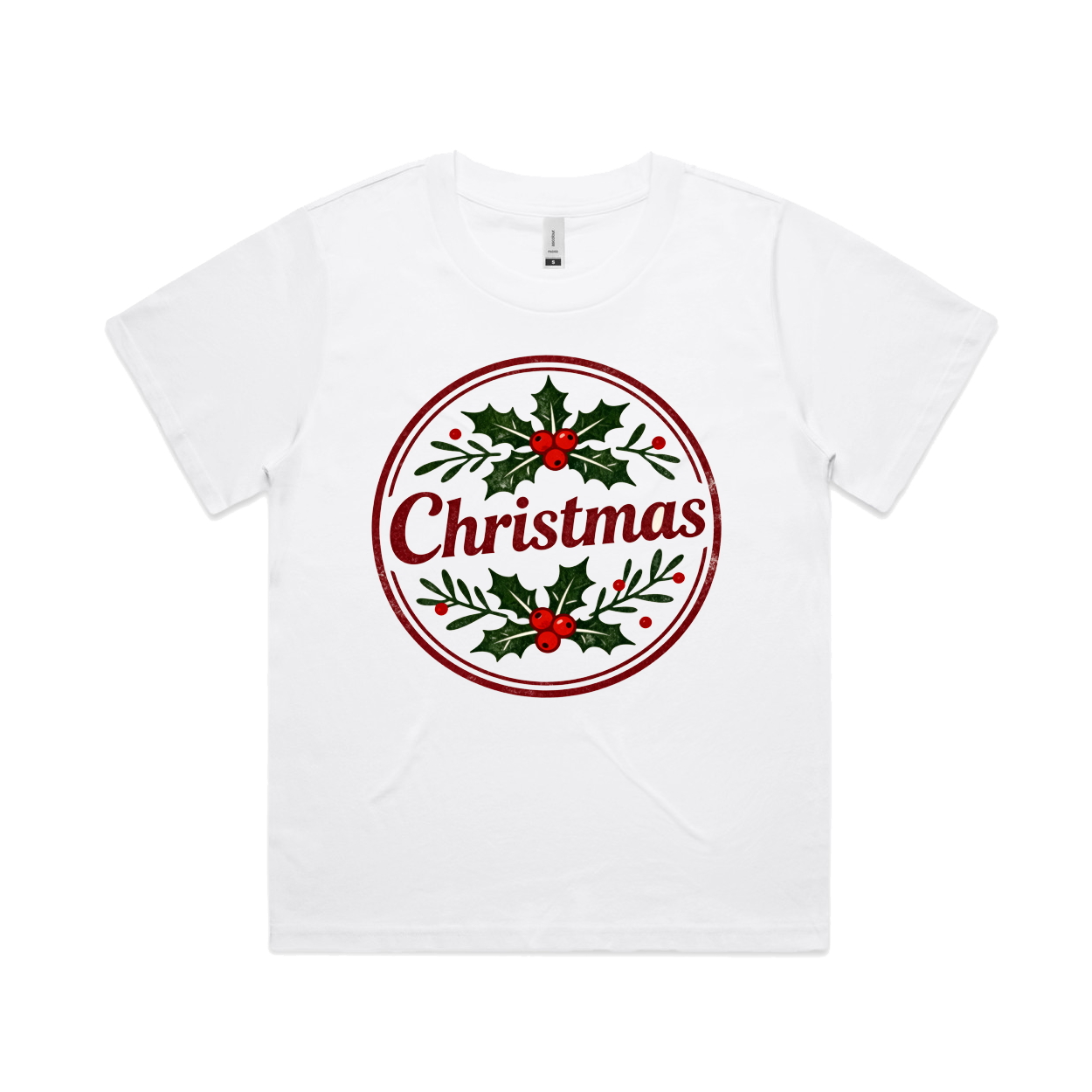 Graphic T-shirt - Kids & Adult Christmas Matching Tee (Wreath-style)