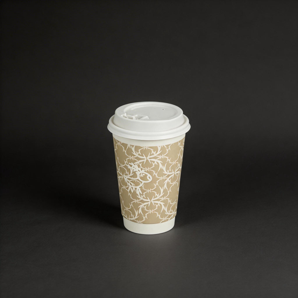 Double Wall Paper Cups (Pack of 1000, 2000, 5000) With Custom Printing