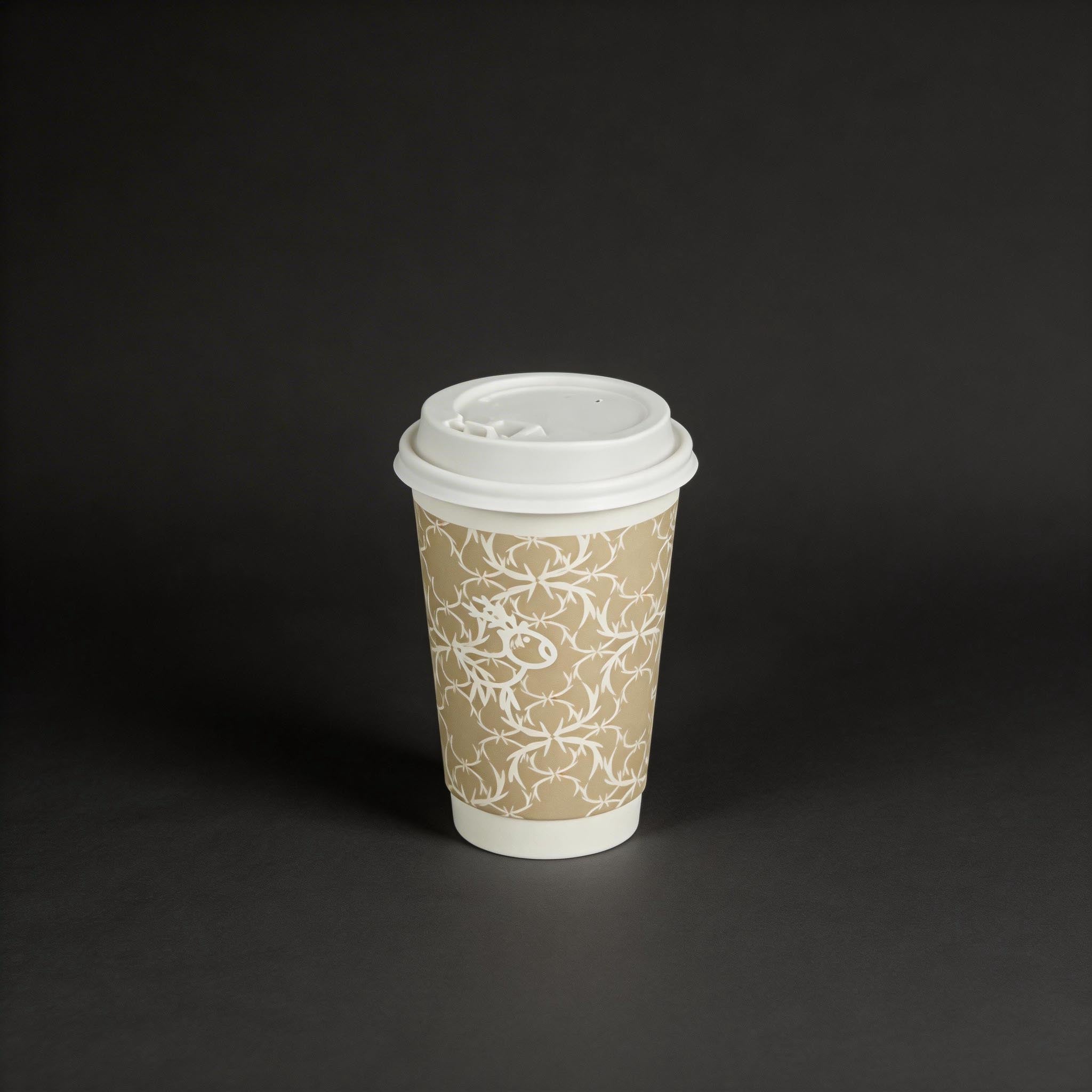 Double Wall Paper Cups (Pack of 1000, 2000, 5000) With Custom Printing