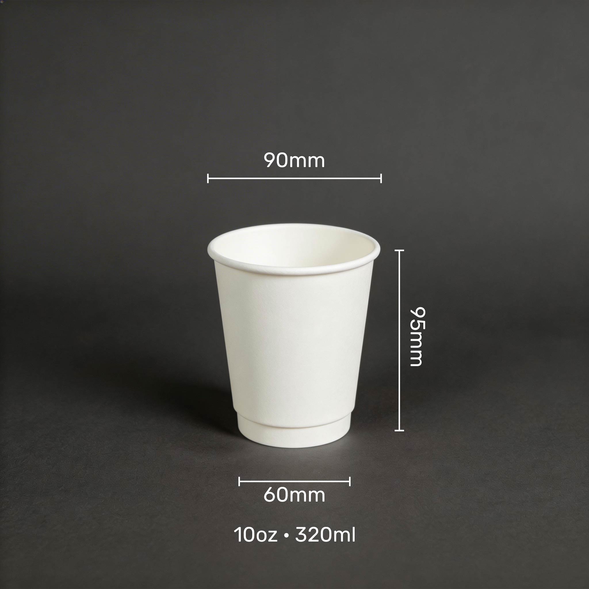 Double Wall Paper Cups (Pack of 1000, 2000, 5000) With Custom Printing