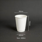 Double Wall Paper Cups (Pack of 1000, 2000, 5000) With Custom Printing