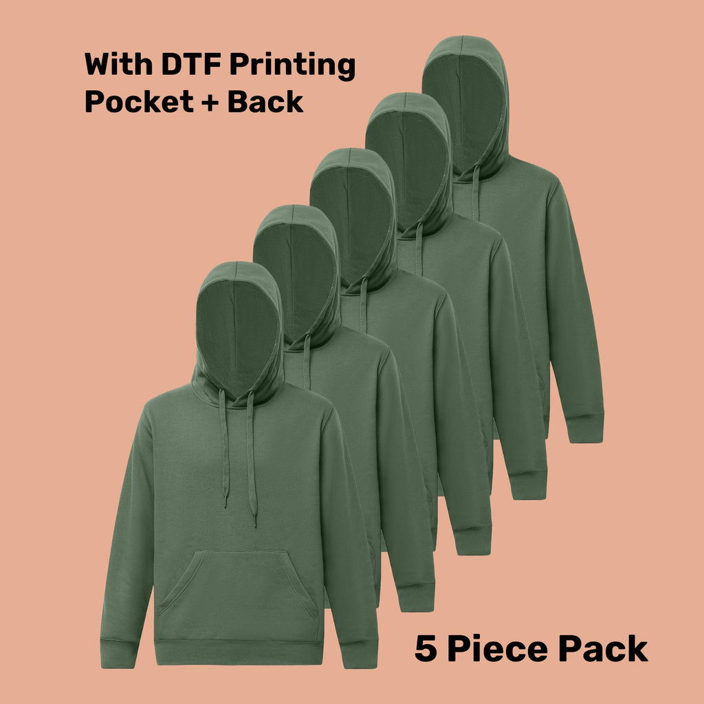 Premium Fleece Hoodie Pack (5 or 10) – Special Offer | Quality Hoodie with Custom Printing