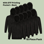 Premium Fleece Hoodie Pack (5 or 10) – Special Offer | Quality Hoodie with Custom Printing