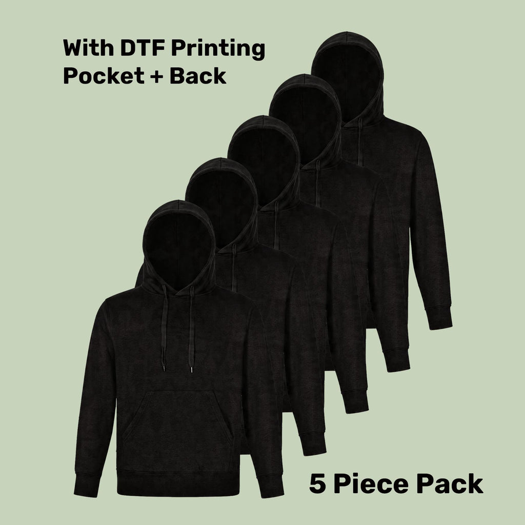 Premium Fleece Hoodie Pack (5 or 10) – Special Offer | Quality Hoodie with Custom Printing