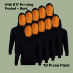 Premium Fleece Hoodie Pack (5 or 10) – Special Offer | Quality Hoodie with Custom Printing