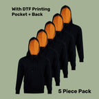 Premium Fleece Hoodie Pack (5 or 10) – Special Offer | Quality Hoodie with Custom Printing