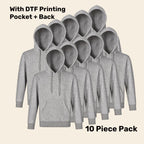Premium Fleece Hoodie Pack (5 or 10) – Special Offer | Quality Hoodie with Custom Printing