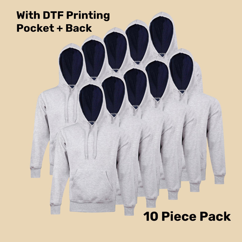 Premium Fleece Hoodie Pack (5 or 10) – Special Offer | Quality Hoodie with Custom Printing