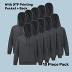 Premium Fleece Hoodie Pack (5 or 10) – Special Offer | Quality Hoodie with Custom Printing