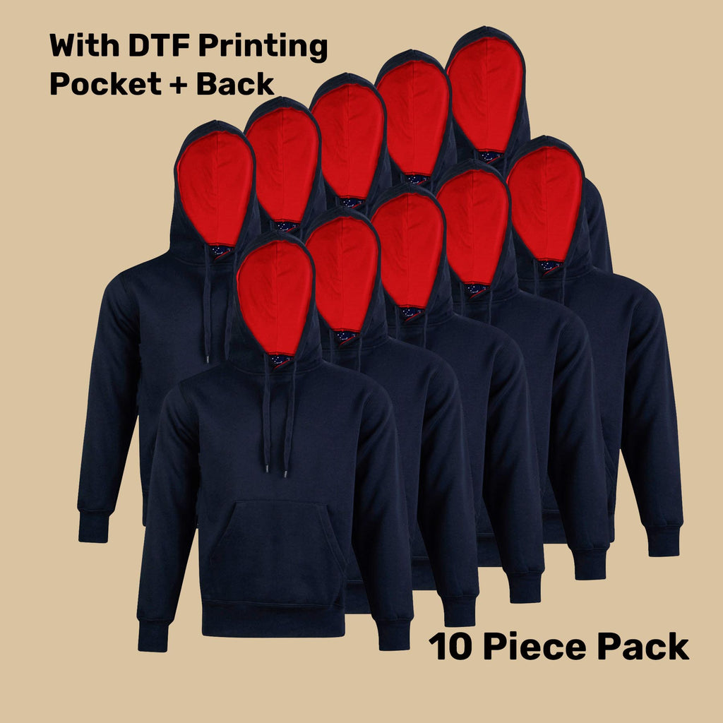 Premium Fleece Hoodie Pack (5 or 10) – Special Offer | Quality Hoodie with Custom Printing