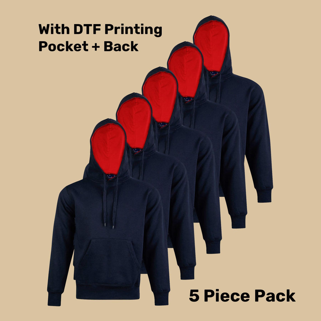 Premium Fleece Hoodie Pack (5 or 10) – Special Offer | Quality Hoodie with Custom Printing
